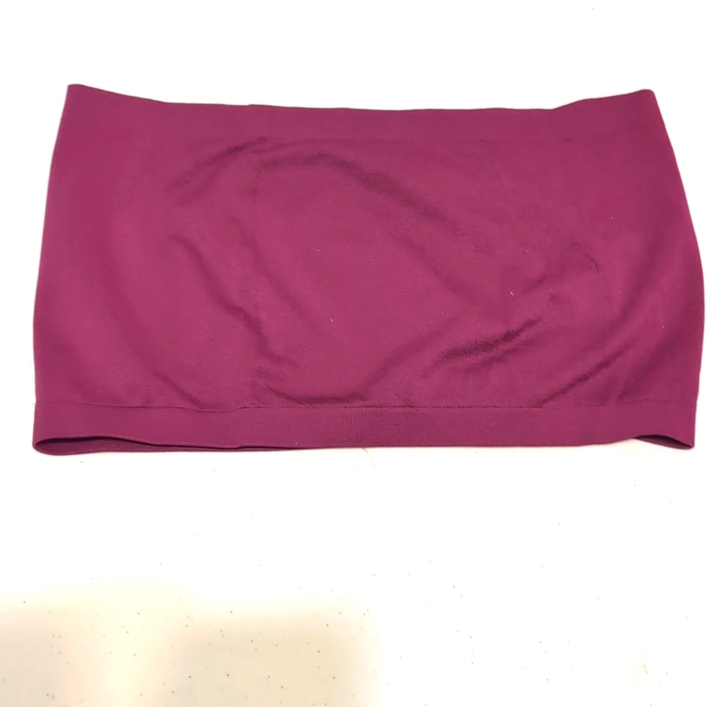 Itzon purple strapless bandeau one size fits most